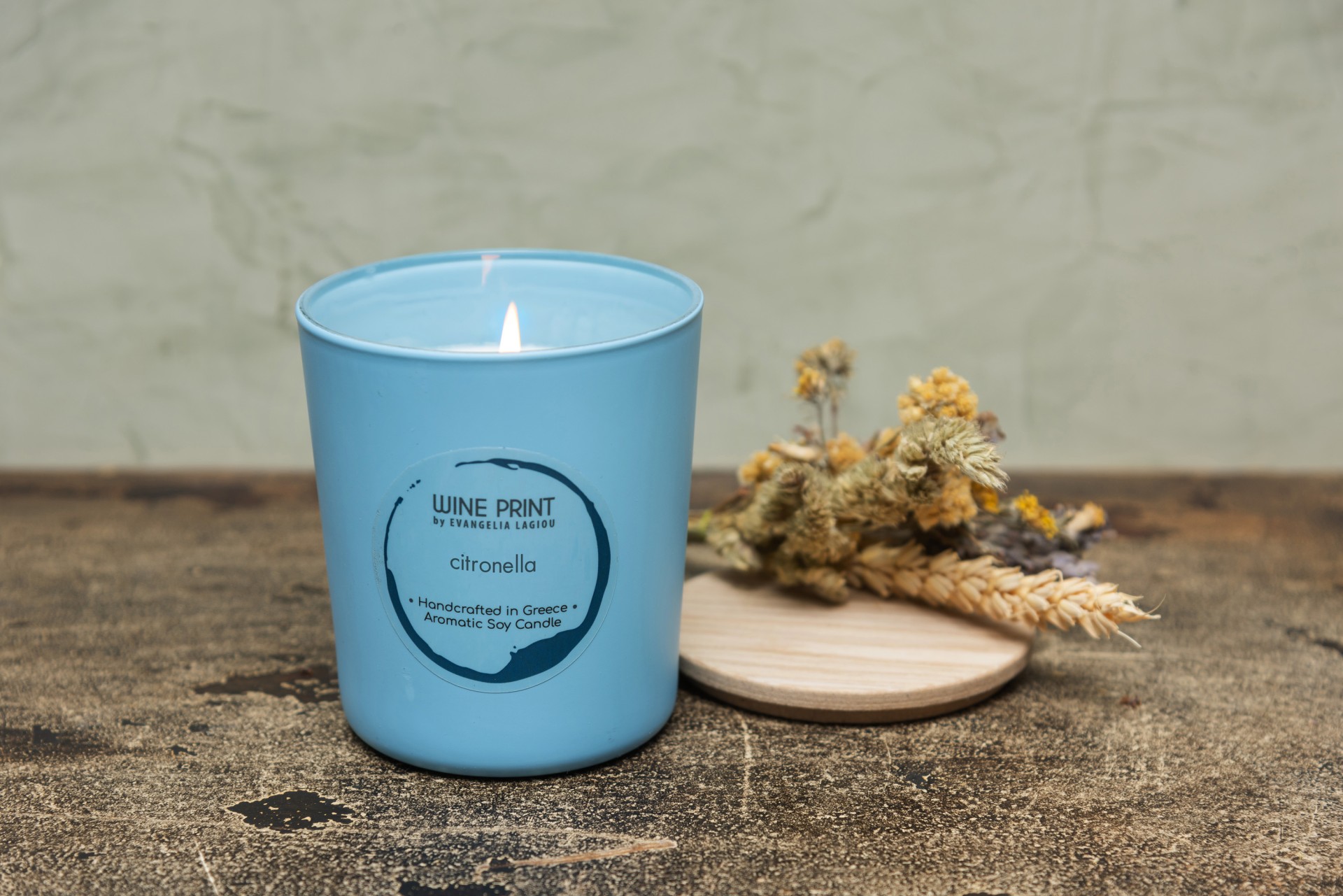 Citronella Baby Blue ceramic cup